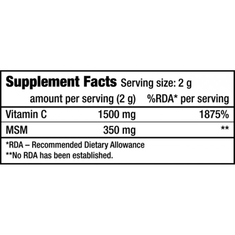 Biotech USA MSM + Vitamin C 150g foto